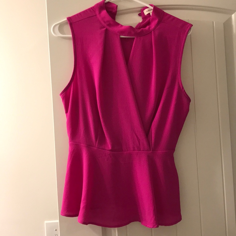Flaunt It! Hot Pink Cutesy Blouse!